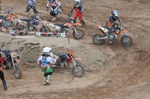 Die kids-pro Klasse beim Le Mans Start